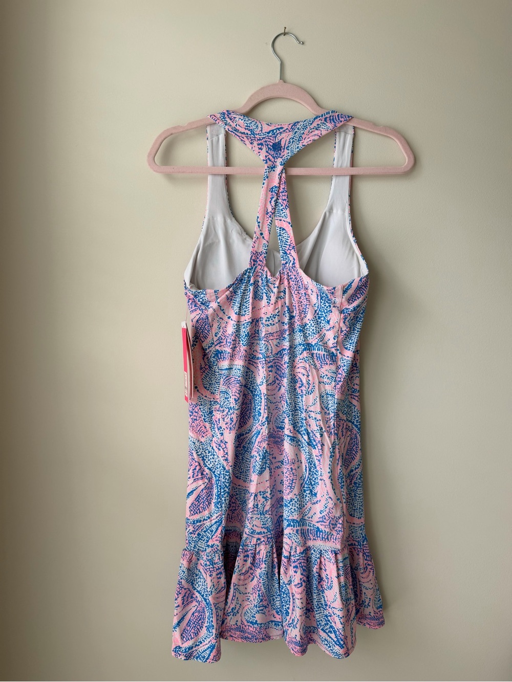 Lilly Pulitzer Pink and Blue Gator Print Dress - Picture 5 of 10